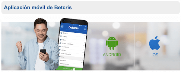 Análisis Betcris Chile - App móvil Android e iOS