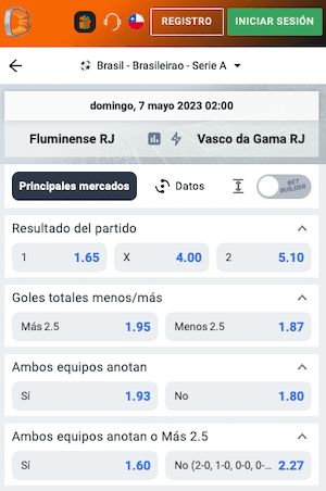 Fluminense vs Vasco da Gama Pronostico - Brasileirao 06-05-23 Betano