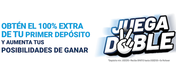 bono Betcris JuegaDoble - 100% hasta 100USD