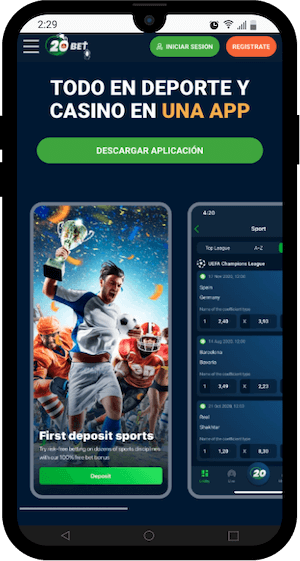 20 Bet app download - Android