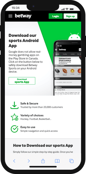 Betway App Download para Android