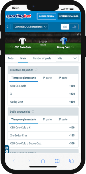 Colo-Colo vs Godoy Cruz Pronostico - Copa Libertadores 29.02.2024 Cuotas Sportingbet