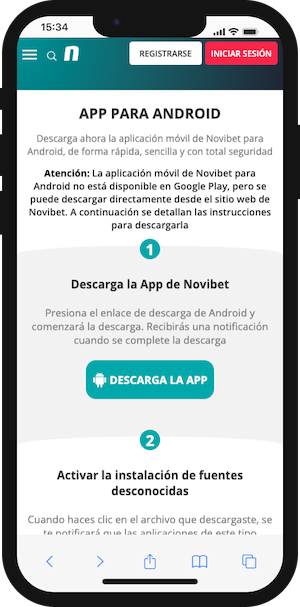 Novibet App Download - Descargar para Android