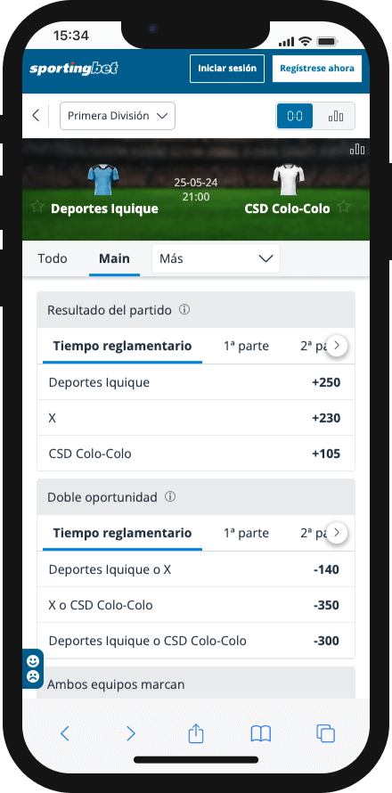 Deportes Iquique vs Colo-Colo Pronóstico - Primera División 25.05.2024 - Cuotas Sportingbet