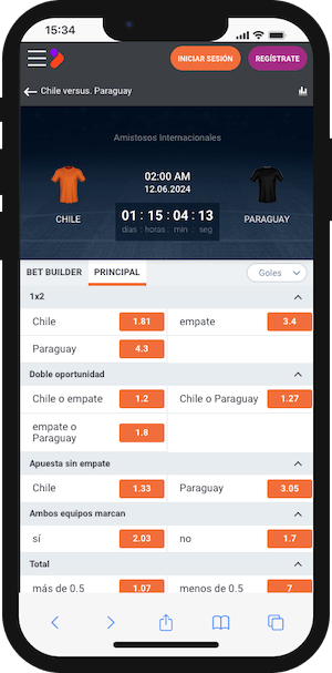 Pronósticos Chile vs Paraguay - Amistoso Internacional 11.06.2024 - Cuotas Tonybet