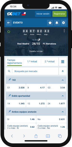 Real Madrid vs Barcelona - Cuotas para el clásico del 26.10.2024