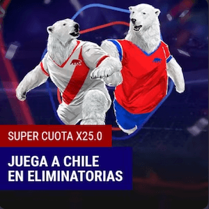 Promoción Coolbet Perú x Chile - Supercuota x25