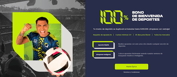 Epicbet Deportes - Bono de bienvenida